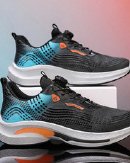 Fashionable Mesh Breathable Rotating Buckle Sneaker