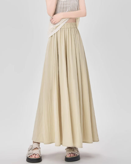 High-grade Half-length Dress High Waist Drooping Slimming Wide Leg Culottes