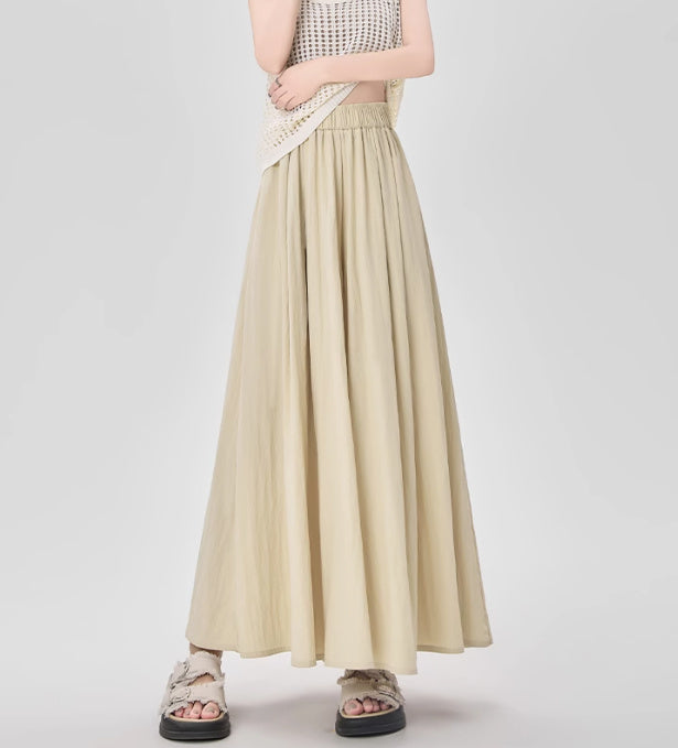 High-grade Half-length Dress High Waist Drooping Slimming Wide Leg Culottes