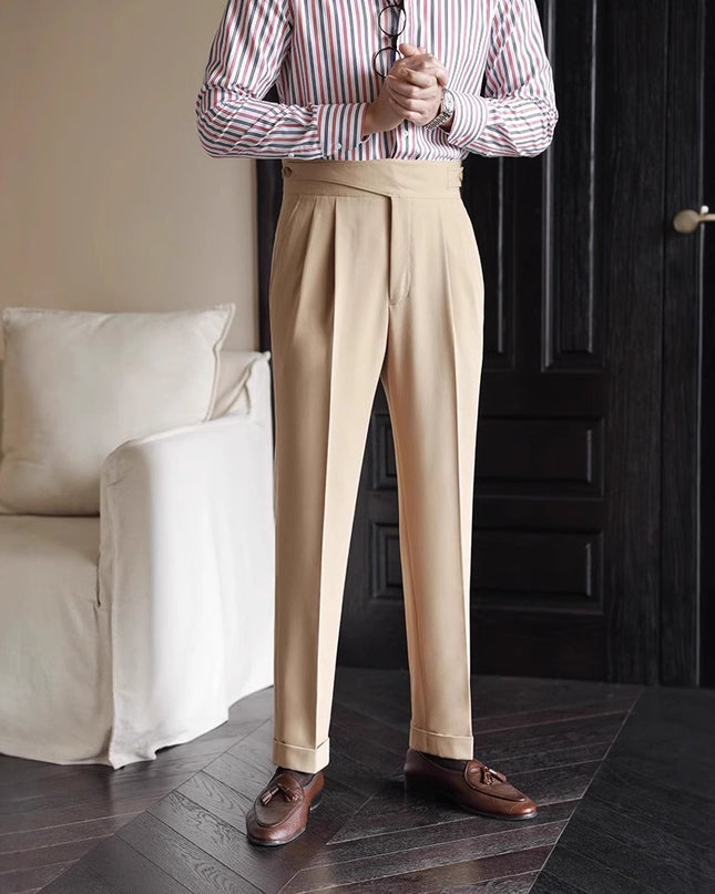 Men's Spring And Autumn Business Straight All-matching Pants