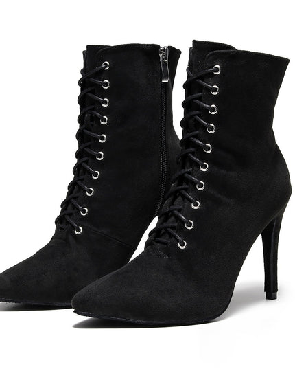 Lace-up Sexy Jazz Special High Heels Short