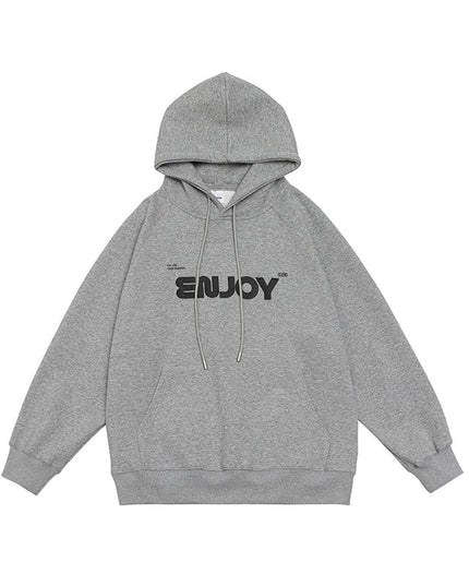 Simple Hooded Sweater Men And Women Letter Printing