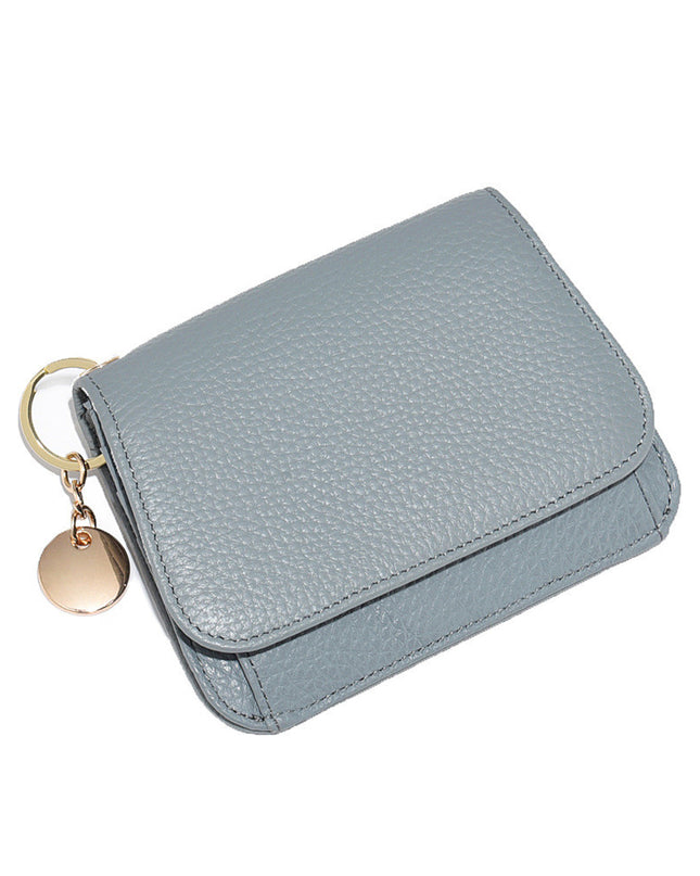 Fashion Cowhide Small Cute Zipper Coin Purse