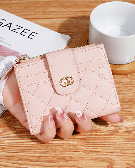 Women's Wallet Classic Style Embroidery Thread Multi-card-slot Coin Purse Women