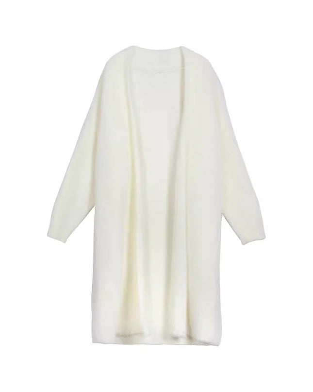 Soft Glutinous Knitted Cardigan Sweater For Women Autumn And Winter New Loose