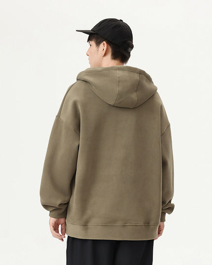 Embroidered Loose Sports Zipper Jacket