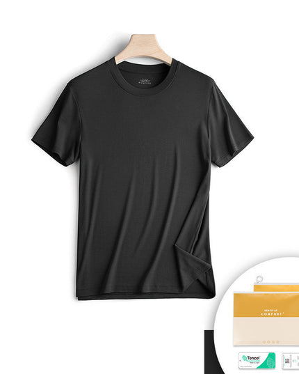 Modal Short Sleeved T-shirt Men's Round Neck Housewear