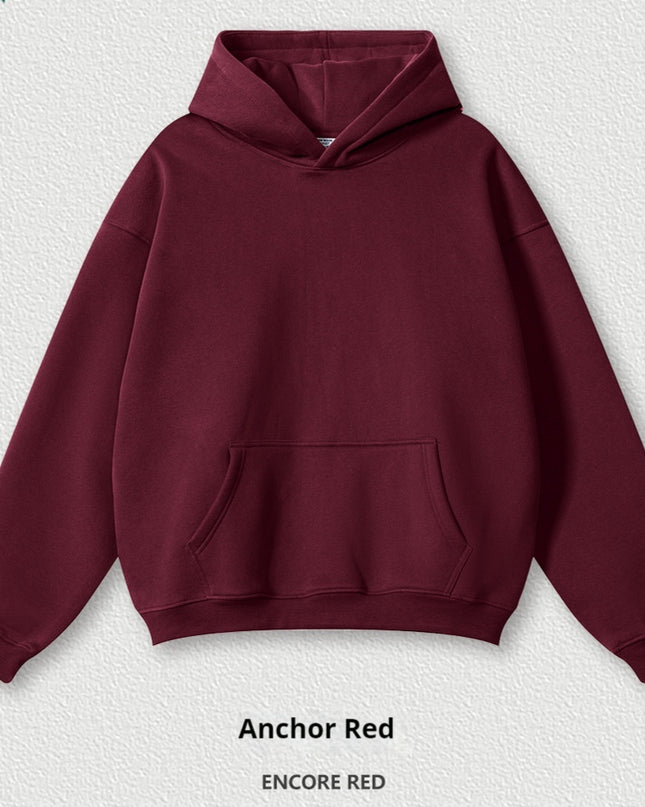 Men’s Casual Basic Hooded Sweatshirt & Sweatpants Set | Winter Tracksuit