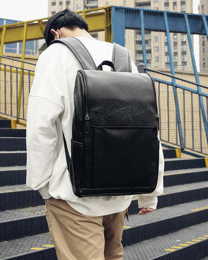 New Korean Version Of Soft Outdoor Backpack Student School Bag Leisure Bag British Computer Soft