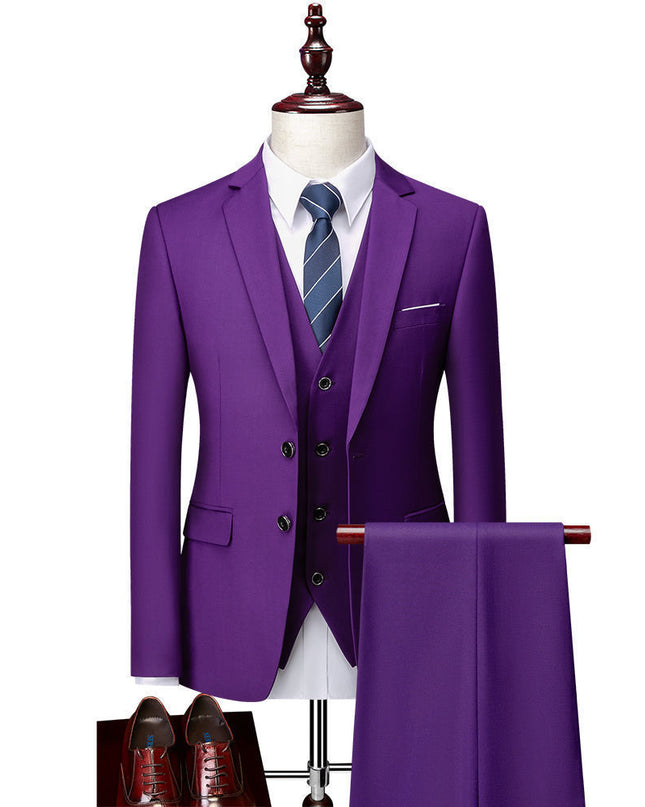 Men's Ruffian Handsome Casual Suit Full Set