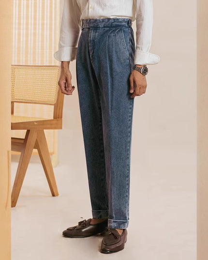 Spring And Autumn New Straight Loose Washed-out Casual Pants