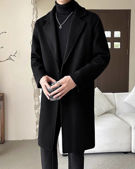 Affordable Luxury Style Mid-length Loose Trendy Woolen Coat