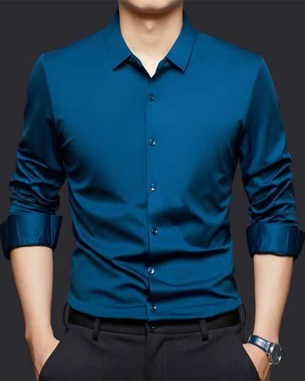 Seamless High Elastic Long Sleeve Anti-wrinkle Shirt