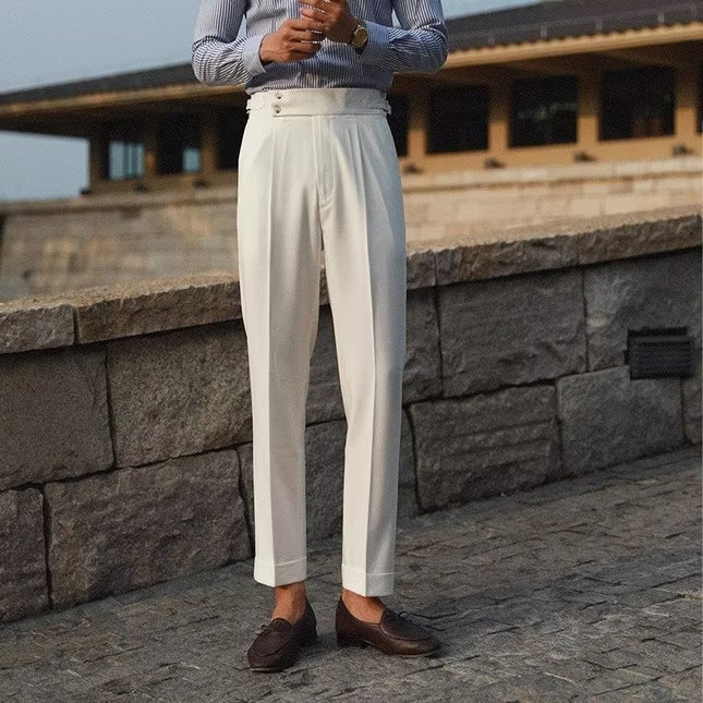 Summer Lightly Mature High-grade Slim Fit Suit Pants