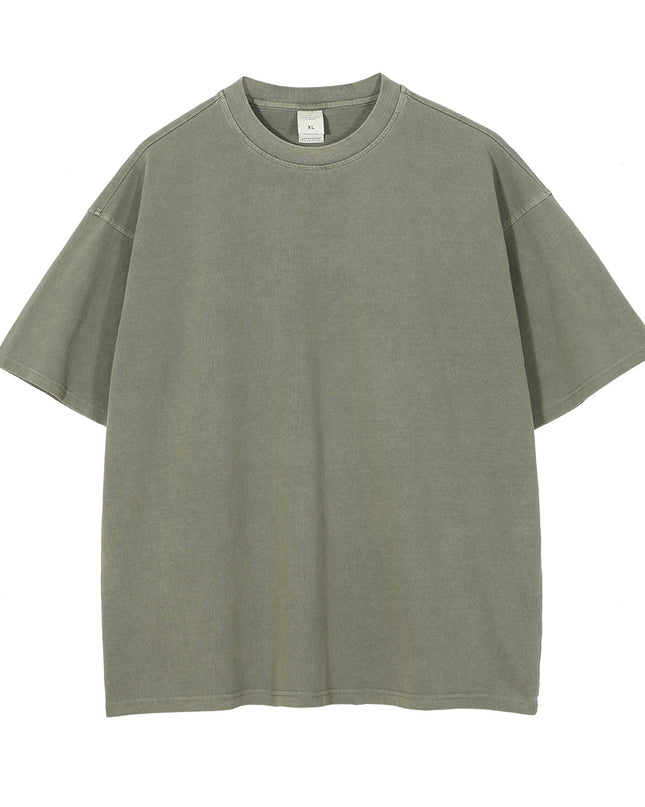 Street Washed Old Retro Short-sleeved Loose
