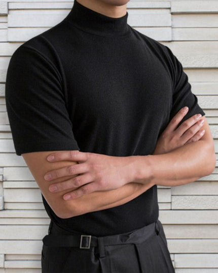 Men's Straight Half T-Shirt Student Wear