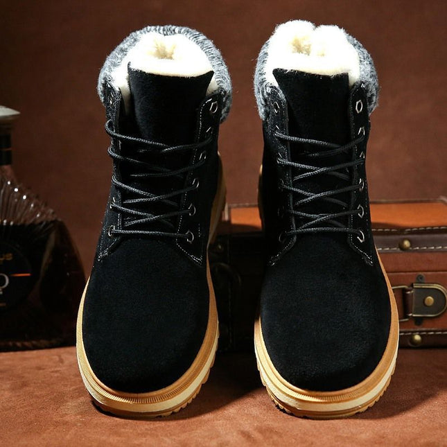 Men's Waterproof Padded High Top Martin Boots