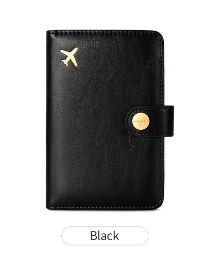 Bag Simple And Portable Multifunctional Passport Holder Fashion Document Storage Protective Cover
