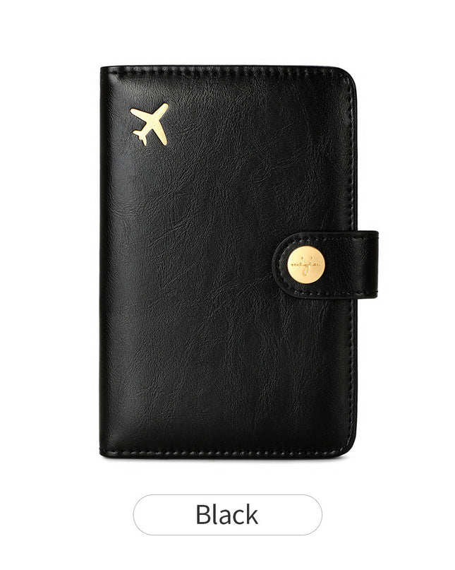 Bag Simple And Portable Multifunctional Passport Holder Fashion Document Storage Protective Cover