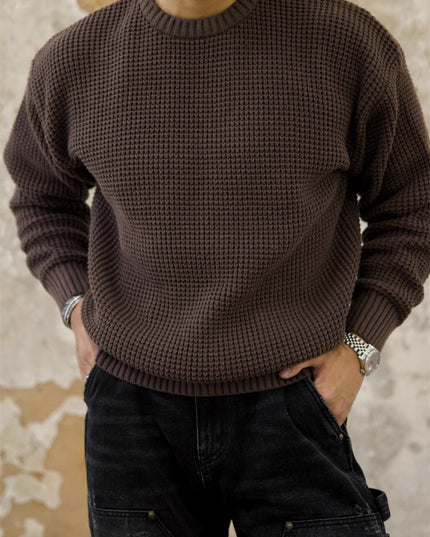 Men's Waffle Base Ride Knitwear American Retro