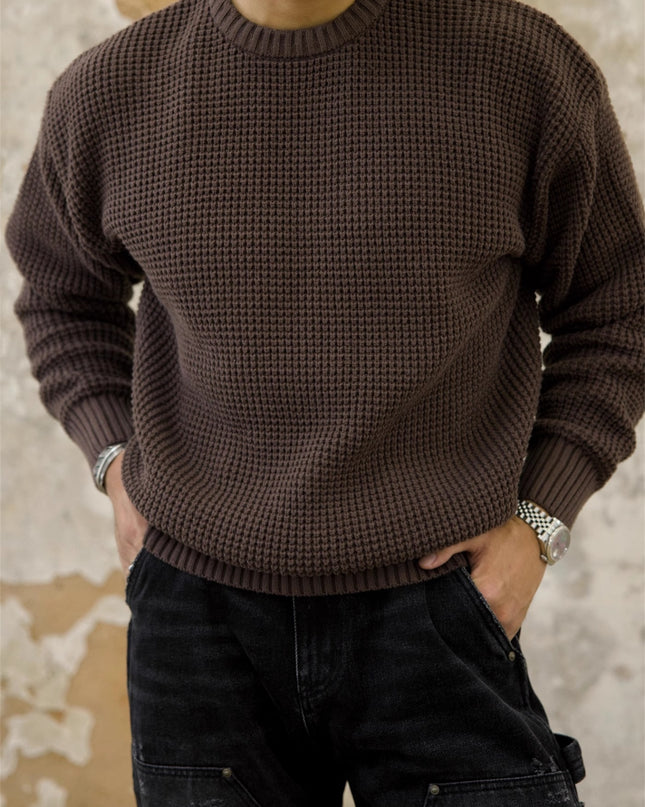 Men's Waffle Base Ride Knitwear American Retro
