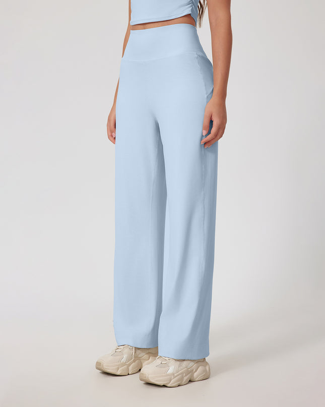 Straight Fitness Skinny Bell-bottom Pants High Waist