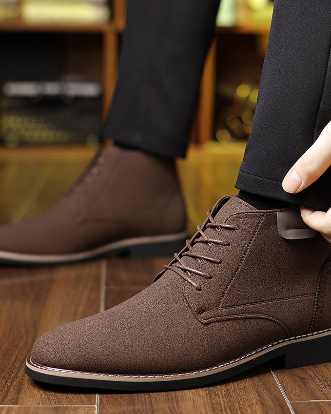 Martin Boots Men's British Style High-top Leather Shoes