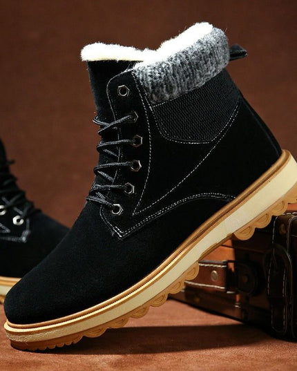 Men's Waterproof Padded High Top Martin Boots