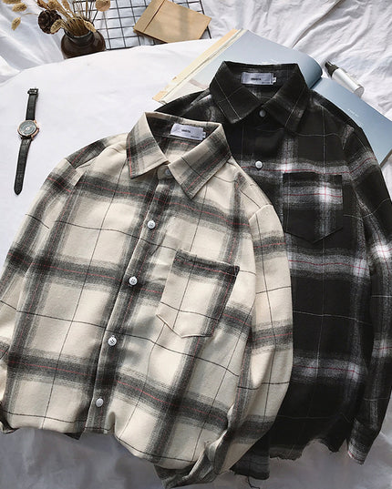 Loose And Versatile Student Handsome Shirt Thin