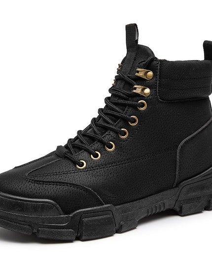 Men's high-top retro desert tooling boots