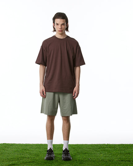 Quick-drying Breathable Round Neck Solid Color Basic Te Outdoor Loose Short-sleeved T-shirt