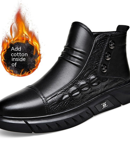 All-matching Worker Boot Warm Leisure Men