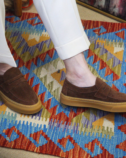 Men's Fashion Breathable Suede Casual Foot Set