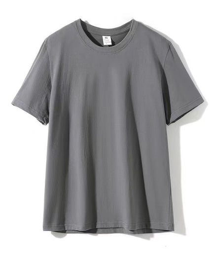 Round Neck Men's Short-sleeves Shirt Printed Logo All-matching Couple Style Half Sleeve