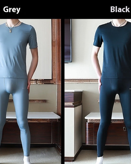 Men's Home Wear Ice Silk Bottoming Shirt