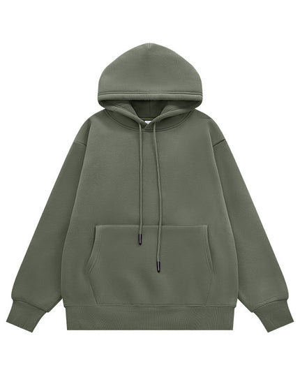 Men's Clothing Velvet Padded Hooded Sweatshirt