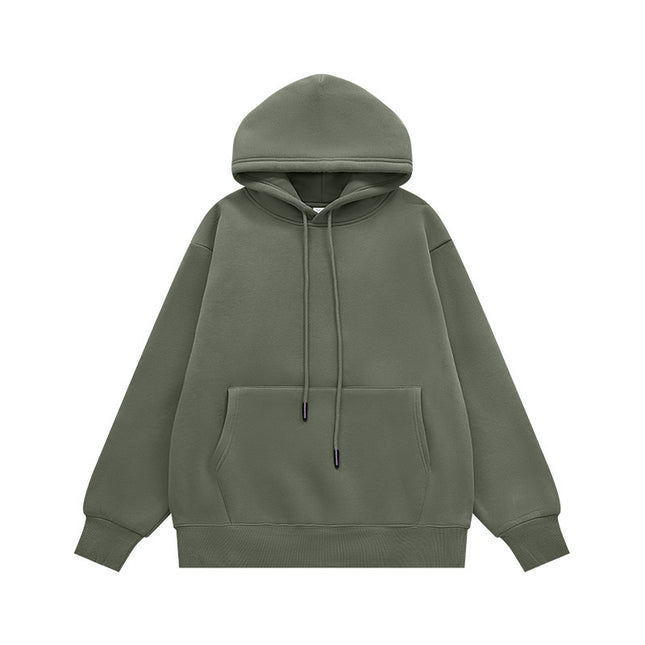 Men's Clothing Velvet Padded Hooded Sweatshirt