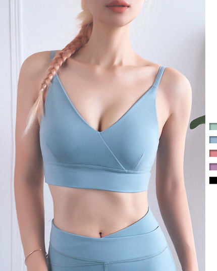 Breathable sports bra women