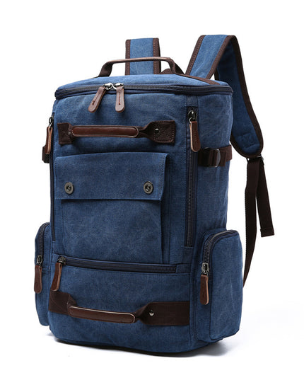 Men's Backpack Vintage Canvas Backpack  Men's Travel Bags Large Capacity Backpack Laptop Backpack