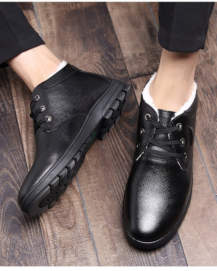 New style cotton shoes casual first layer cowhide old shoes