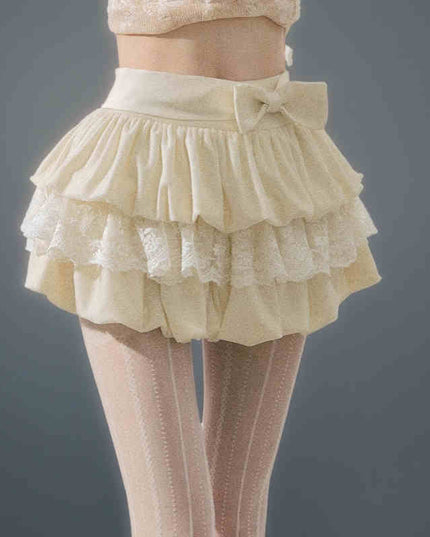 Women's Autumn And Winter A- Line Slimming Pleated Tiered Skirt