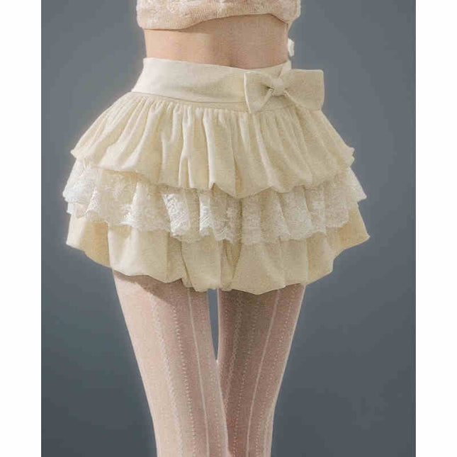 Women's Autumn And Winter A- Line Slimming Pleated Tiered Skirt