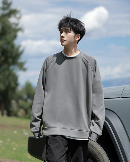 Heavy Fake Two-piece Round Neck Sweater