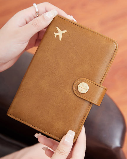 Bag Simple And Portable Multifunctional Passport Holder Fashion Document Storage Protective Cover