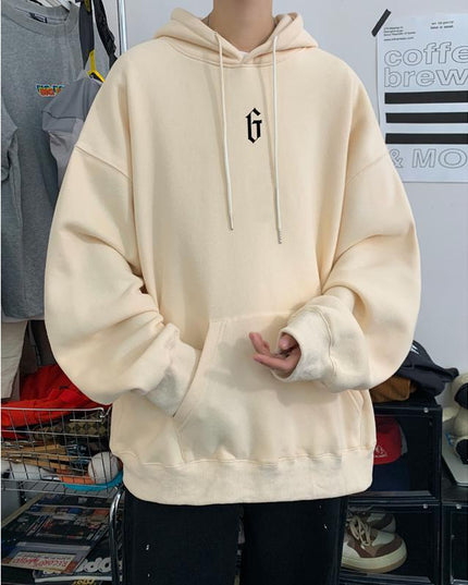 American-style Heavy Hooded Sweater For Boys