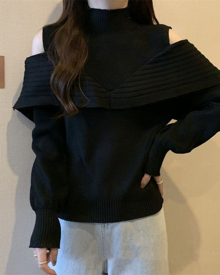 Women's Korean-style Half-turtleneck Bottoming Sweater