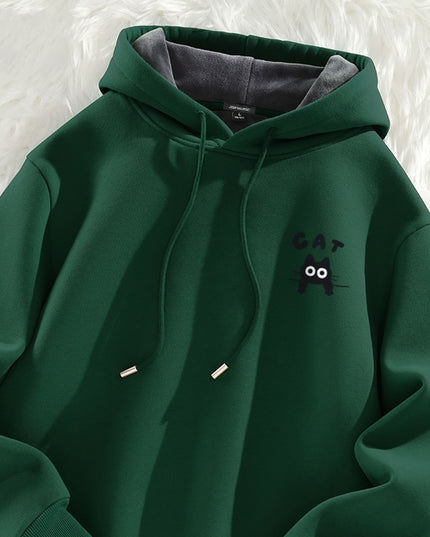 Velvet Padded Thickened Sweater All-matching Hooded Jacket