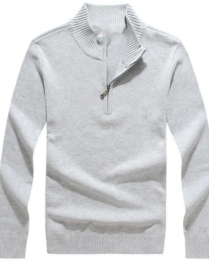 Casual Half Zipper Thermal Knitwear Coat