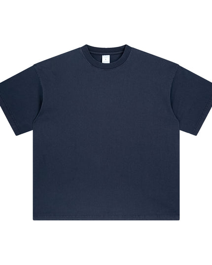 Men's Retro Washed Distressed Short Sleeve Fashion Brand