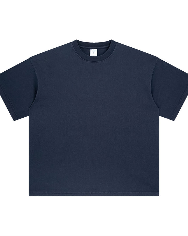 Men's Retro Washed Distressed Short Sleeve Fashion Brand
